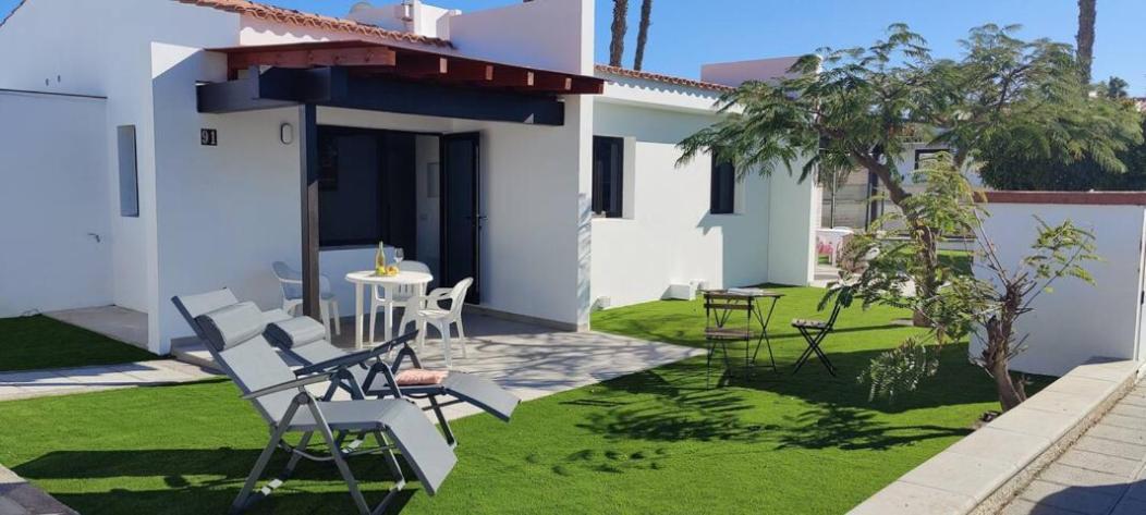 Sunny Bungalow With Garden #1 Maspalomas  Luaran gambar